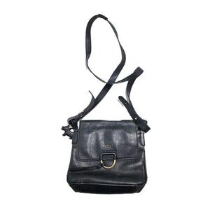 Radley London Lambeth Mews Crossbody Black Leather Purse Bag 100% Leather
